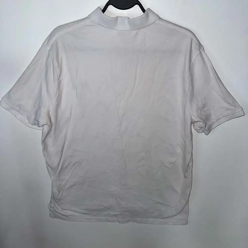 Polo Ralph Lauren Classic Fit Short Sleeve Pique Polo Shirt White Large